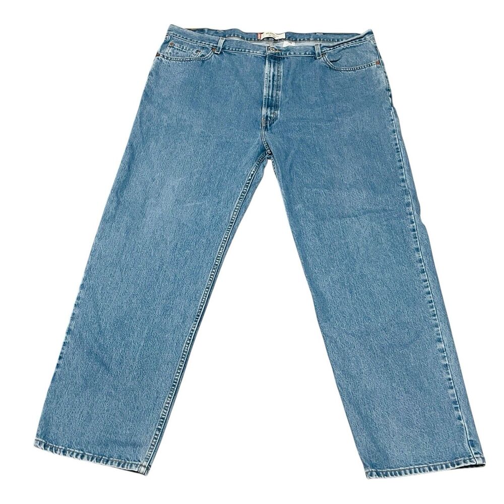 Levi's 550 Relaxed Denim Jeans Men's Size 46X32 Blue Tapered Fit Vintage